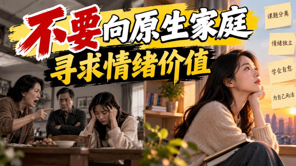 某公众号付费文章:不要向原生家庭寻求情绪价值-橙心云网创