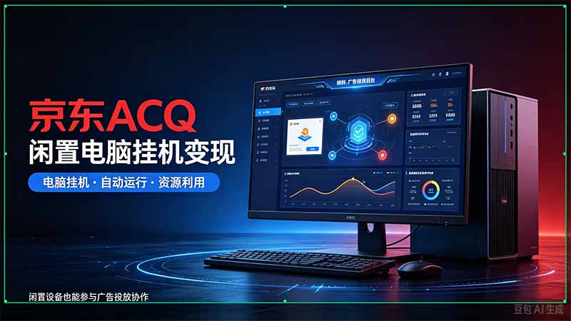 京东ACQ是什么?闲置电脑挂机采集项目拆解-橙心云网创