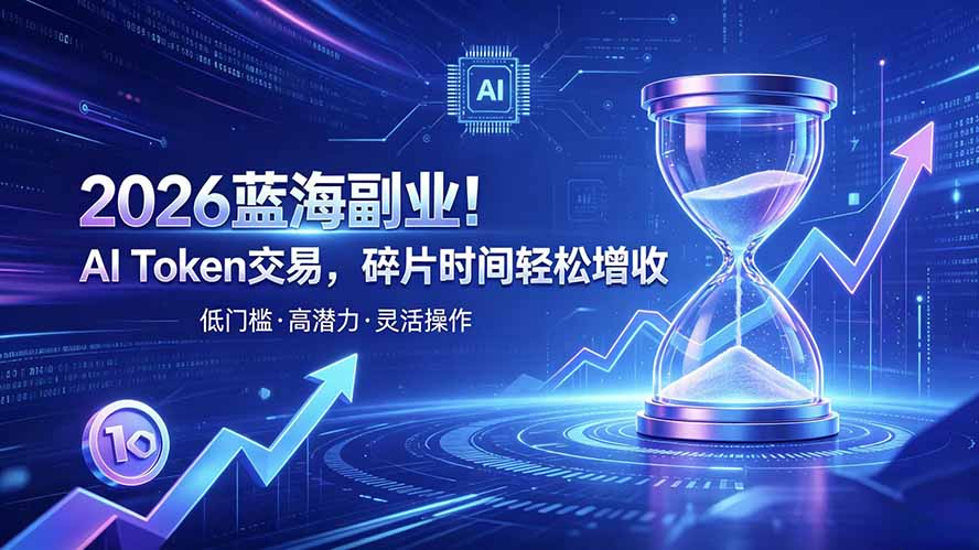AI Token算力赛道！普通人可入局的数字副业-橙心云网创
