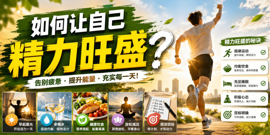 付费文章:如何让自己精力旺盛?-橙心云网创