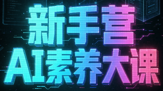 破局俱乐部·破局行动新手营AI素养大课-橙心云网创