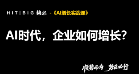 势必·AI增长实战课-橙心云网创